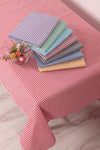 Softest Piti Checkered Cotton Tablecloth Picnic Cloth Nostalgic Cover 1