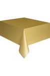 Kelebek Parti ve Kına Disposable Party And Celebration Tablecloth Plain Color Gold 120x180cm 1