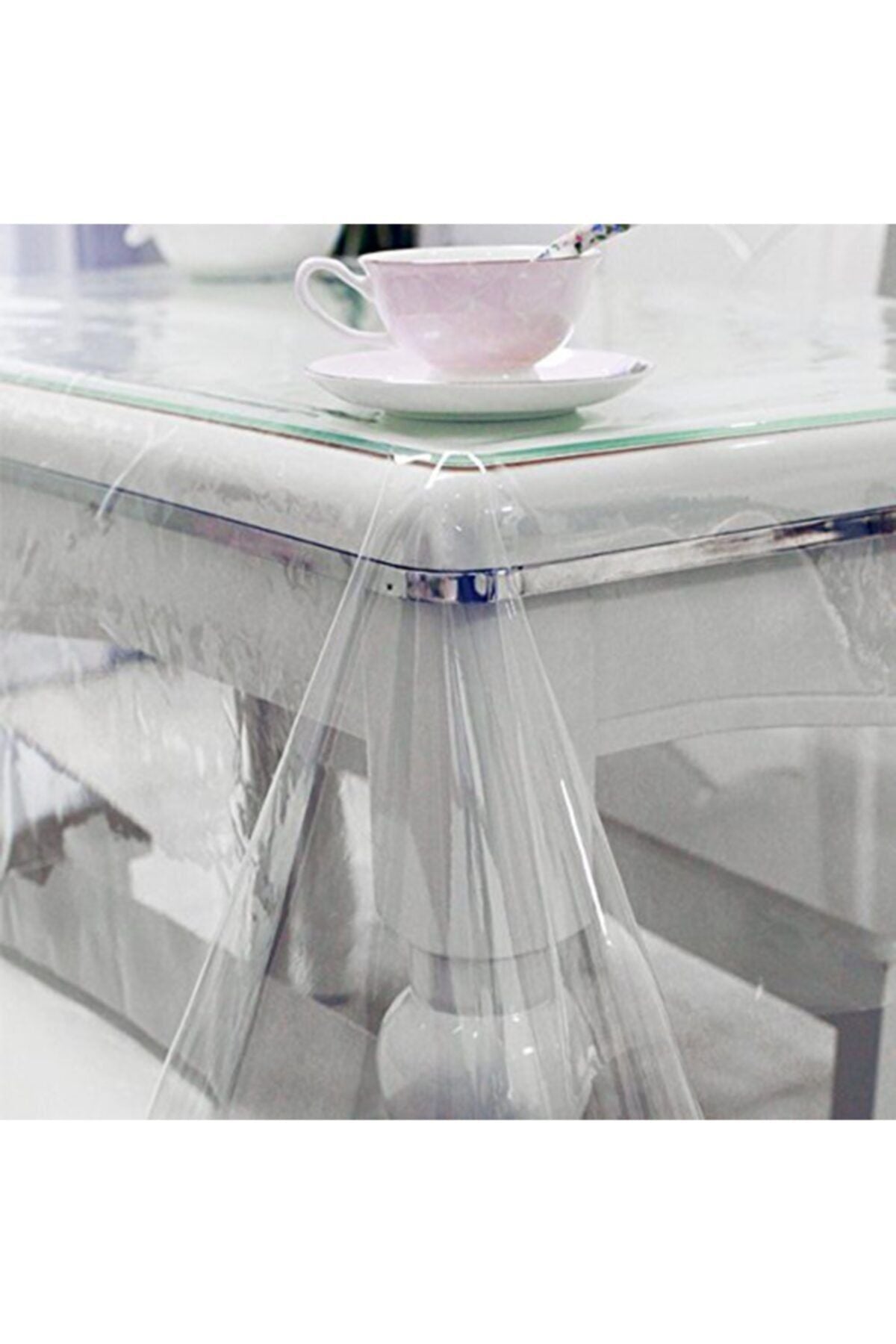 Behçetin Tekstil Transparent PVC Tablecloth Protector 2