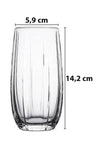 Paşabahçe Linka Water, Beverage and Coffee Side Glass Set 18 Pieces 4