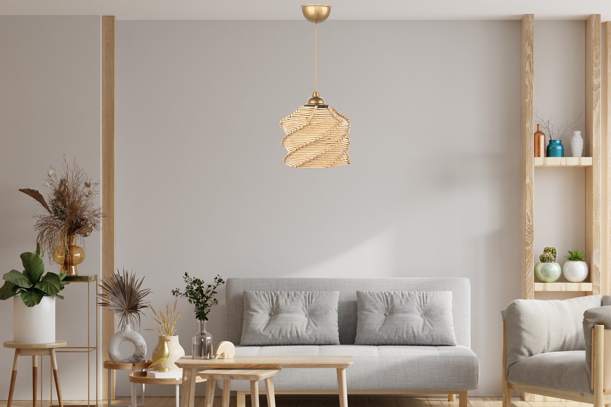 Chandelier SP180 Natural 687HMY1217 2