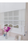 Atölyeperde Double System White Thin Striped Tulle + Roller Blind 1