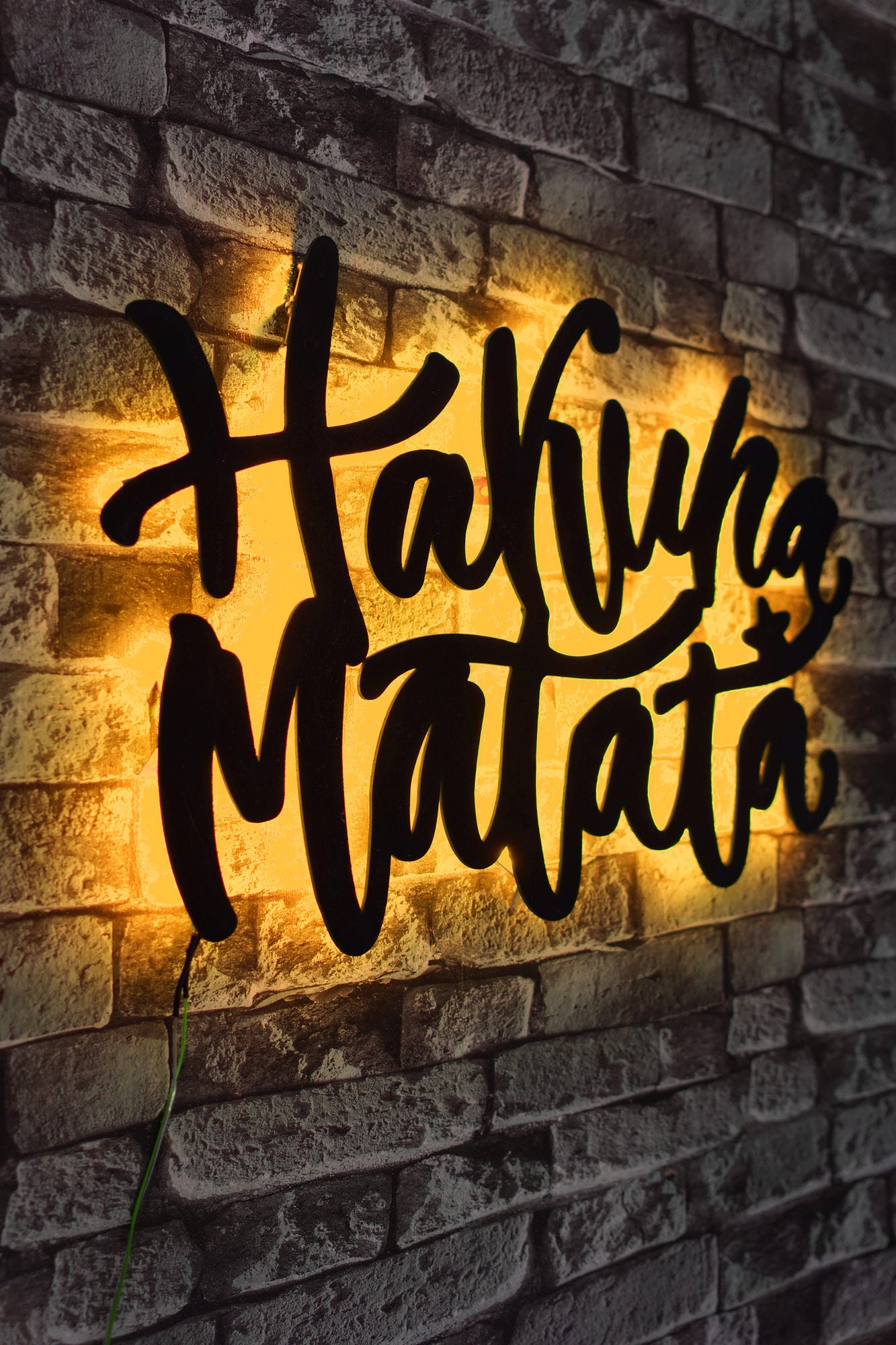 Decorative Led Lighting Hakuna Matata - Yellow Yellow 692FRW1150 3