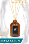 WSMELL White Soap Bamboo Stick Natural Room Fragrance Odor Eliminator 3