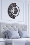 Muyika Design Muyika Ruota Metal Black Wall Clock 50x50cm Mds-50 3