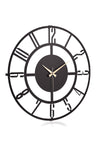 Muyika Design Muyika Bunnela Metal Black Wall Clock 50x50cm Mds-50 6