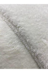 AKSU Buybox White Plush Carpet Non-Slip Base 80x50 4