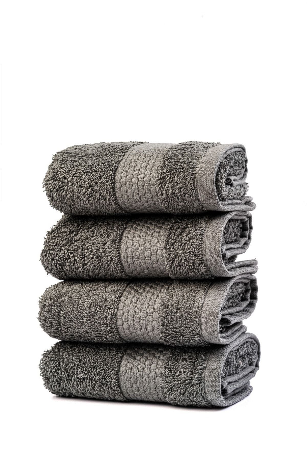 Soley Minerva 100% Natural Cotton 4-Piece Guest/Kitchen Towel Set 1