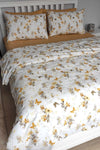 CANDAN ÇEYİZ Yellow Butterfly 6-Piece Double Fitted Sheet Bedding Set 1