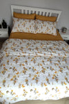 CANDAN ÇEYİZ Yellow Butterfly 6-Piece Double Fitted Sheet Bedding Set 2