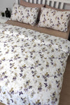 CANDAN ÇEYİZ Purple Butterfly 6-Piece Double Fitted Sheet Bedding Set 3