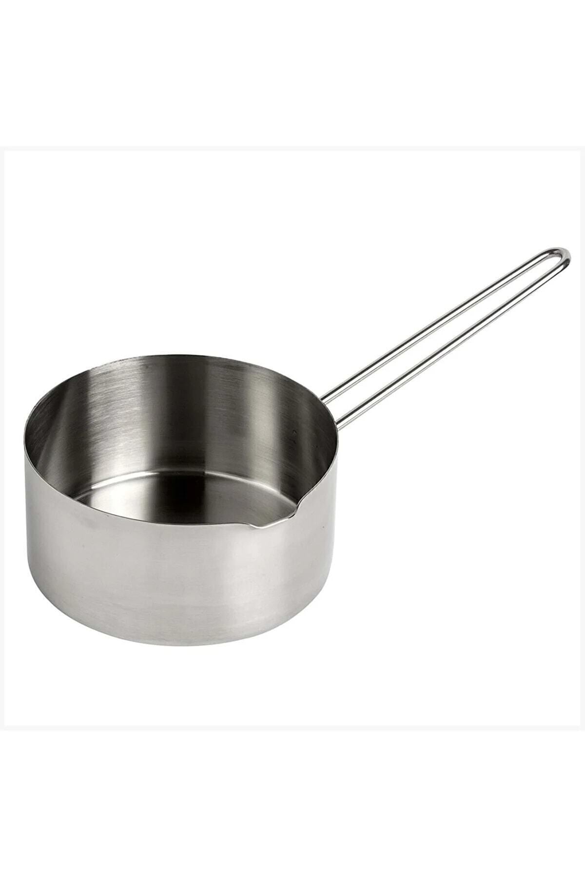 Biodata 14cm Milk Pot Saucepan 430 Steel Multi Egg Boiler Non-Stick Base Shiny Decorative Handle 1