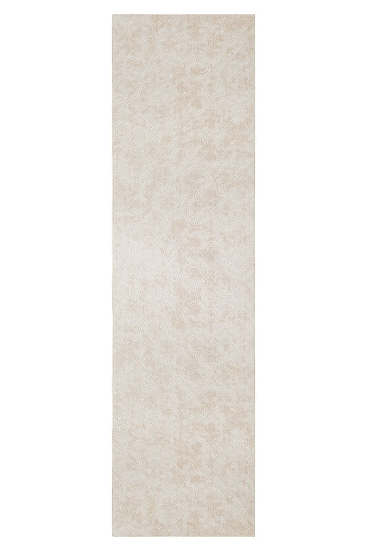 Valery Home Vl Washable Non-Slip Base Violin Embossed Cut Roll Carpet Runner Cream Z1002b 3