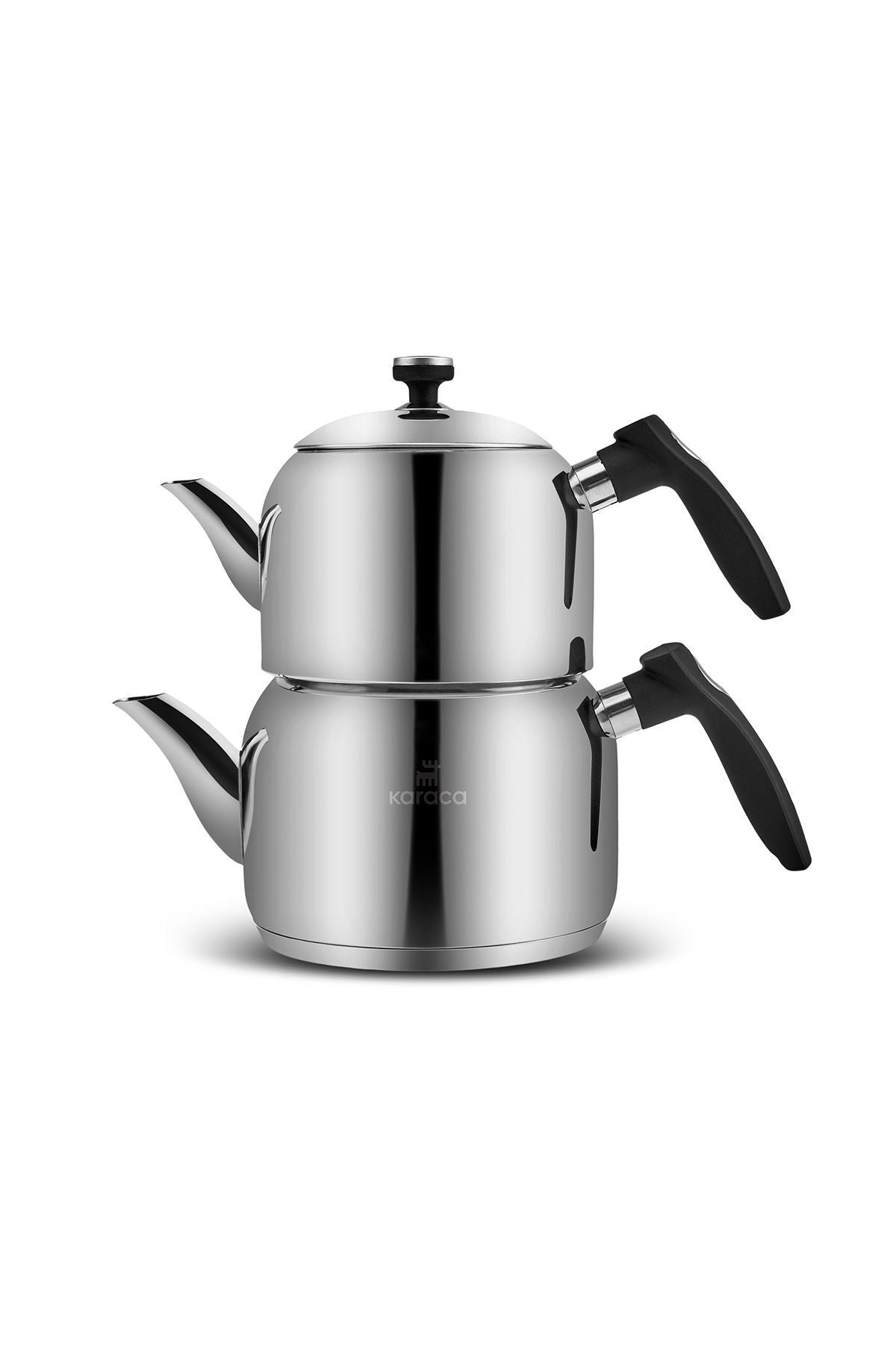 Karaca Asiye Induction Base Midi Steel Teapot Set 4