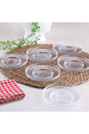 Ülgenev Paşabahçe Elysia Compatible Glass 6 Pieces Tea Saucer 3