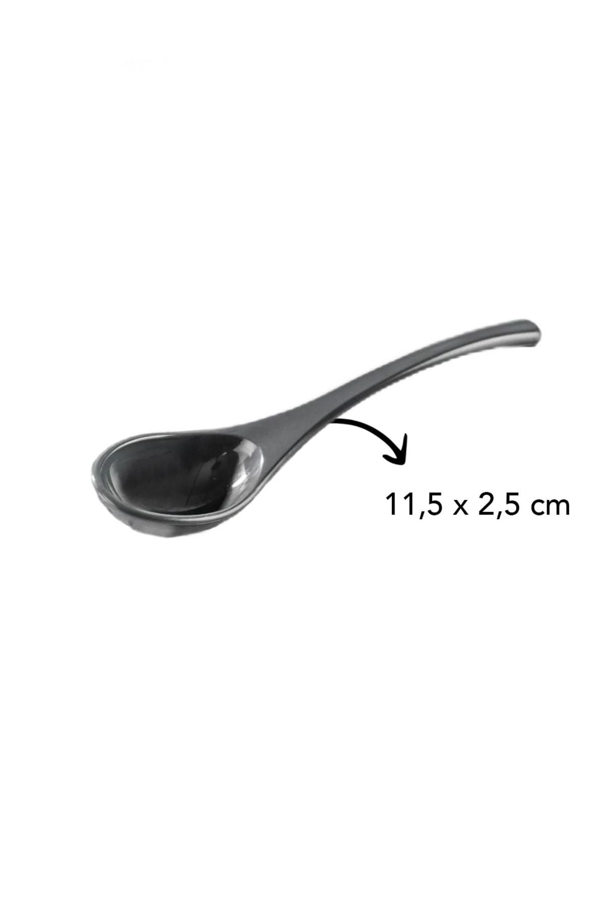 Meleni Home 12 Pieces Spice Spoon - Sugar Jam Spice Spoon Anthracite 3