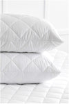 Valezium 6-Piece Quilted Zippered Pillow Protector Pad 2