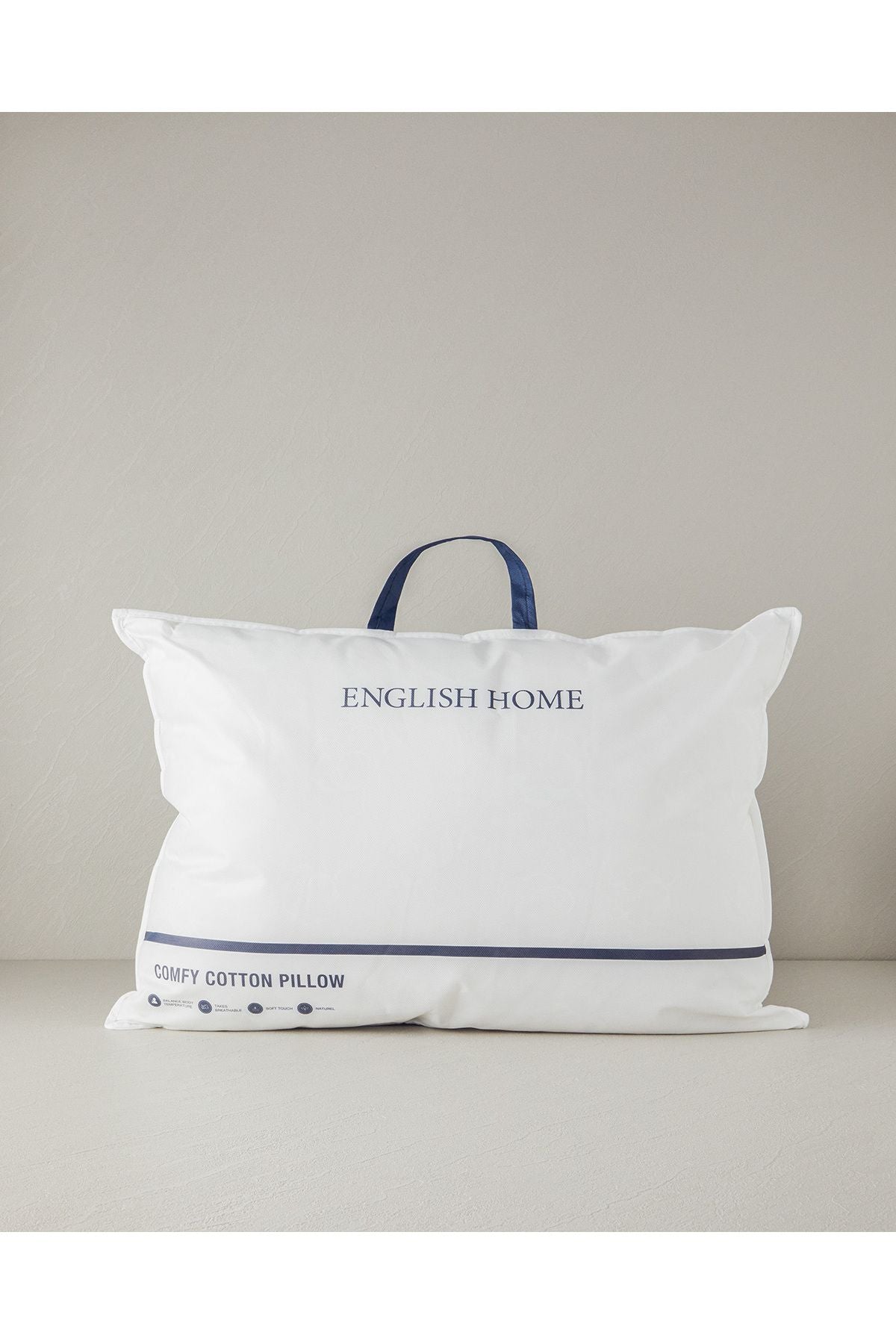 English Home Comfy Cotton Pillow White 3