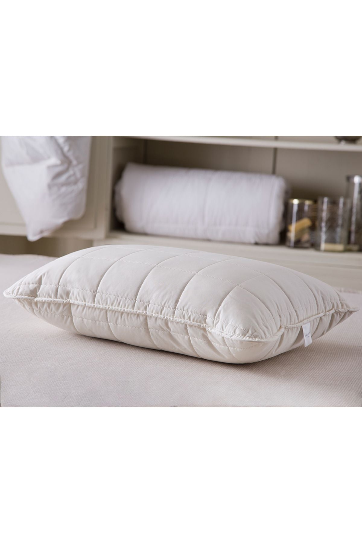 English Home Layna Wool Pillow 50X70 Cm White 1