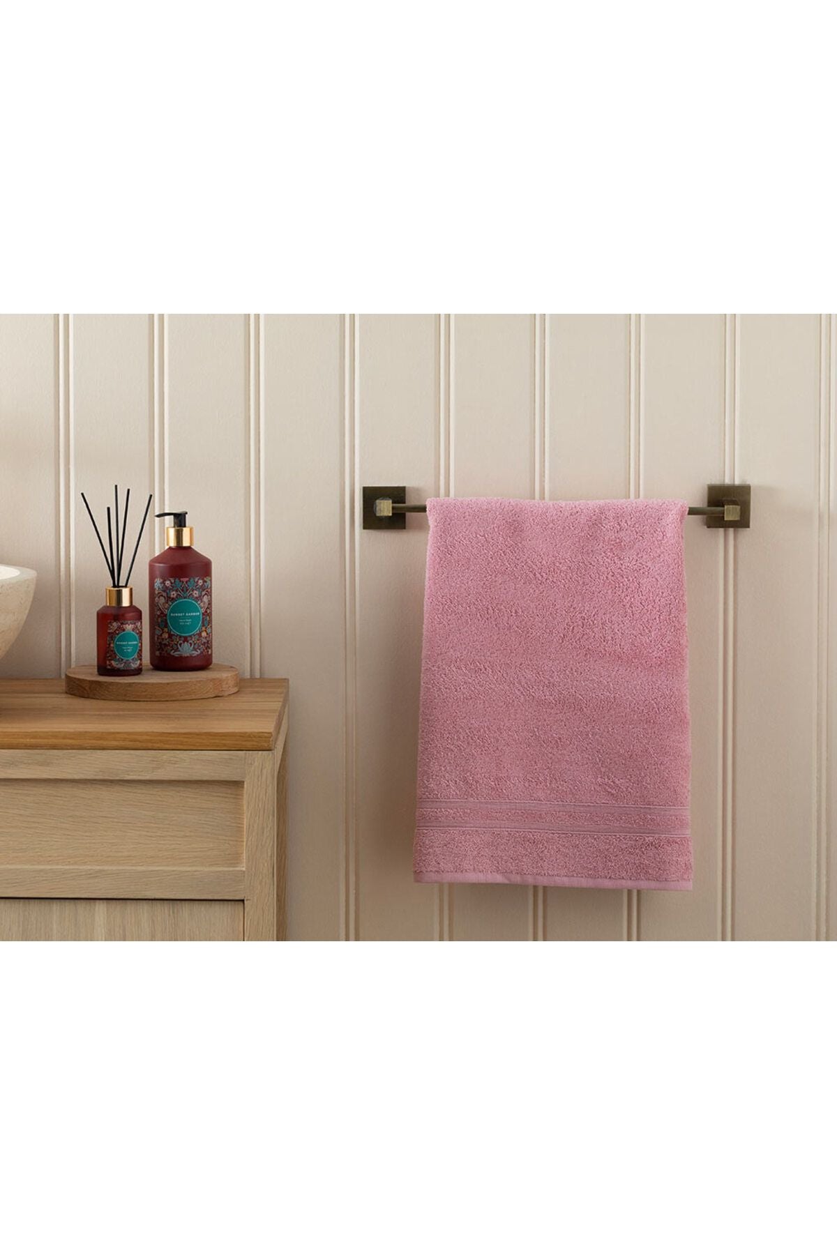 English Home Pure Basic Face Towel 50X90 Cm Light Rose 1