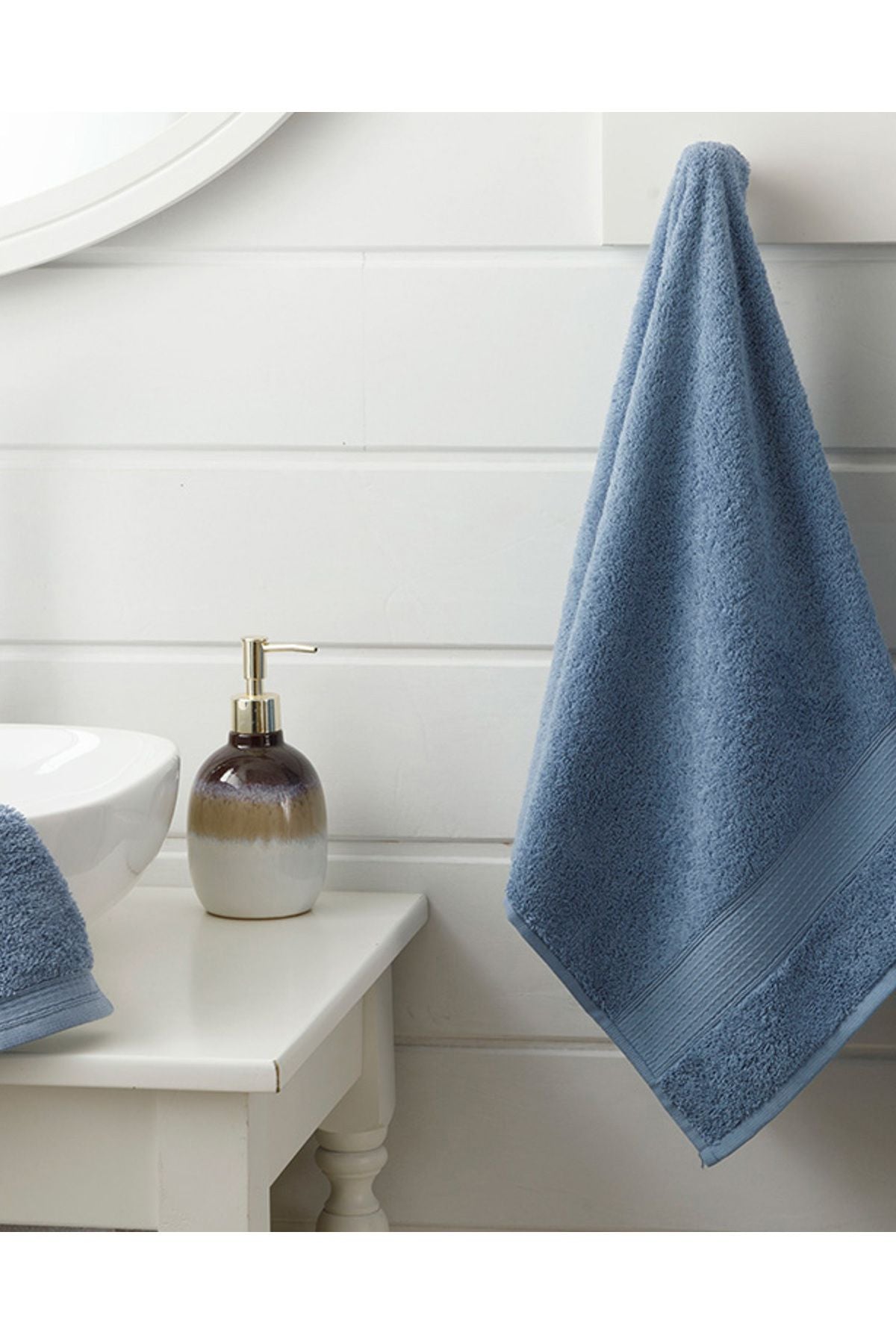 English Home Pure Basic Bath Towel 70x140 Cm Dark Blue 3