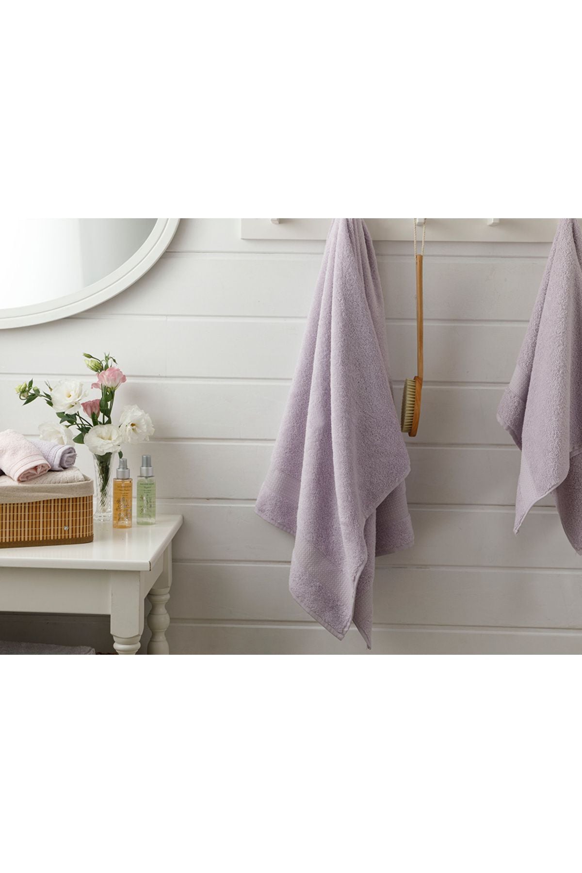 English Home Pure Basic Bath Towel 70X140 Cm Lilac 1