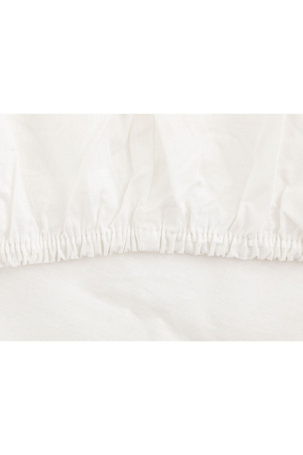 English Home Plain Cotton King Size Fitted Sheet White 3