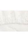 English Home Plain Cotton King Size Fitted Sheet White 3