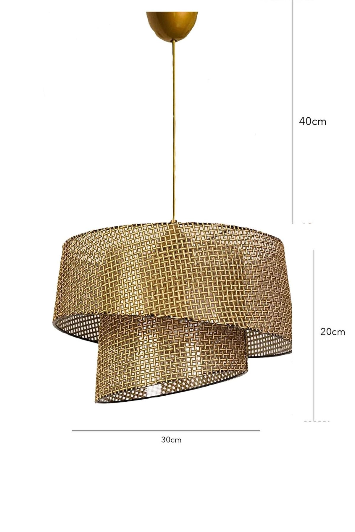 BBY HOME & DESIGN Chandelier, Pendant, Wicker Laya Model 2