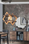 Bidolushop Bcd Design Lighting Diamond Decorative Wooden Pendant Chandelier Black Installation Suitable For Any Environment 1