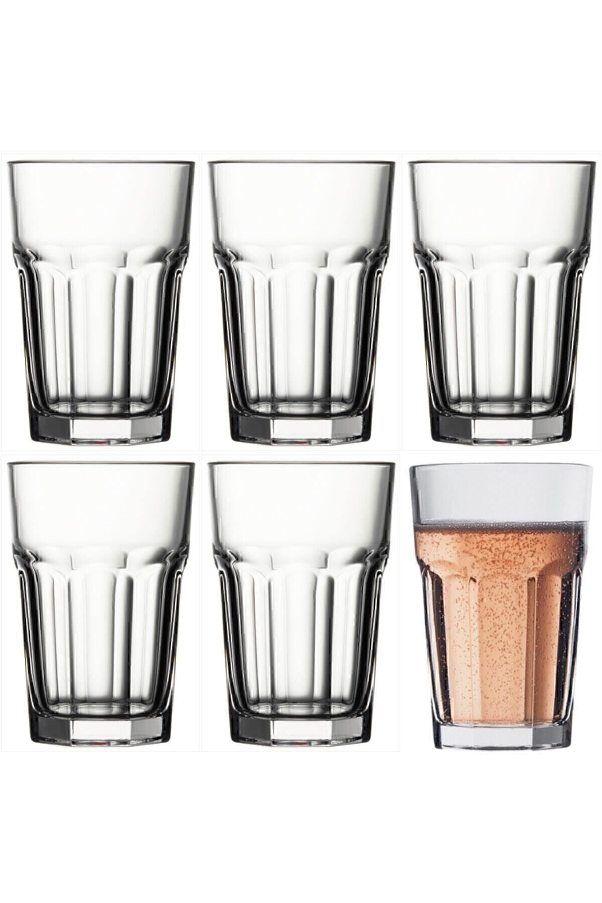 Paşabahçe Casablanca Glass Set of 6 355 cc 1