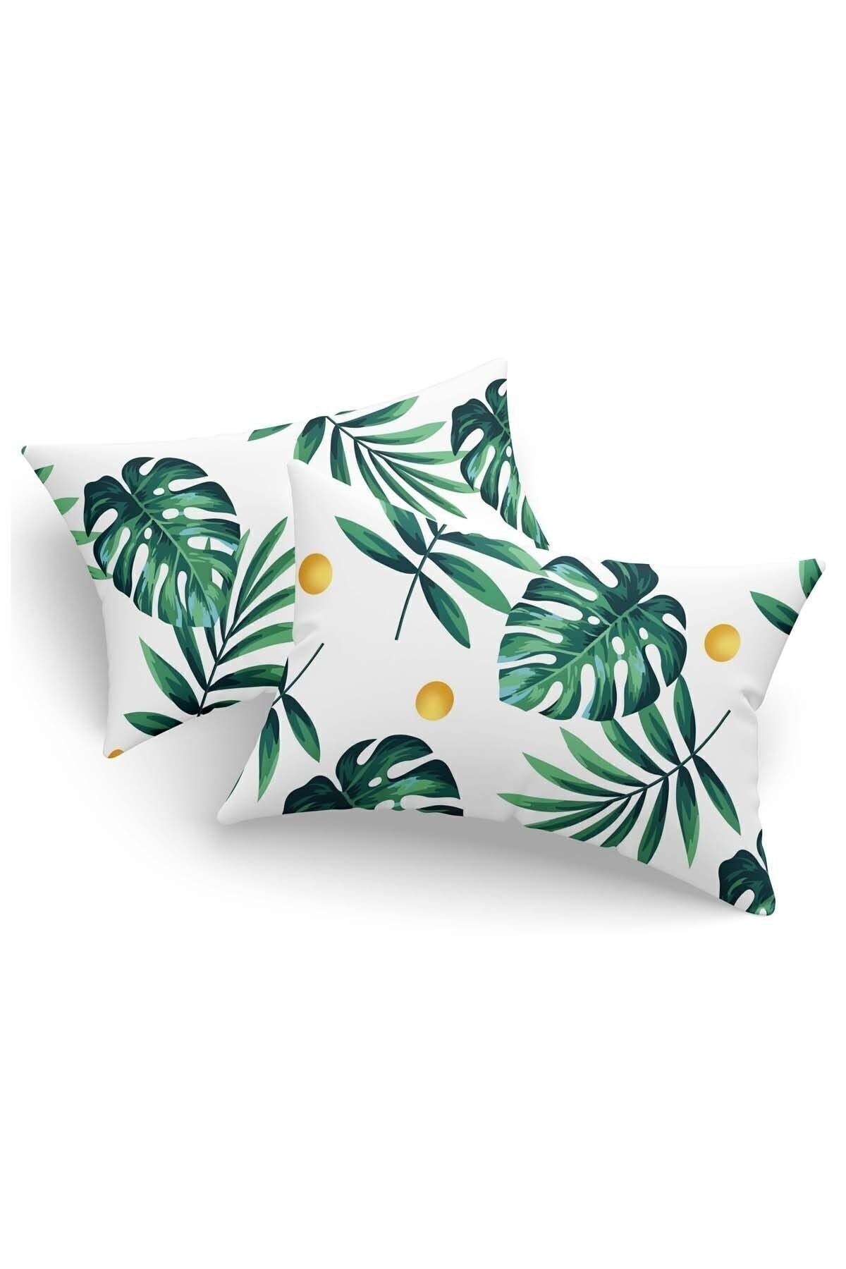 Eponj Home 2-Piece Pillowcase Monstera Green 1