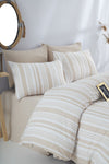 Ricco Lifes Bohemian Striped Double Duvet Cover Set 2