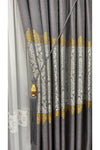 Yuka Pano Curtain Grey Single Panel Tight Pleated Jacquard Semi-Glossy Patterned 100 X 260 3