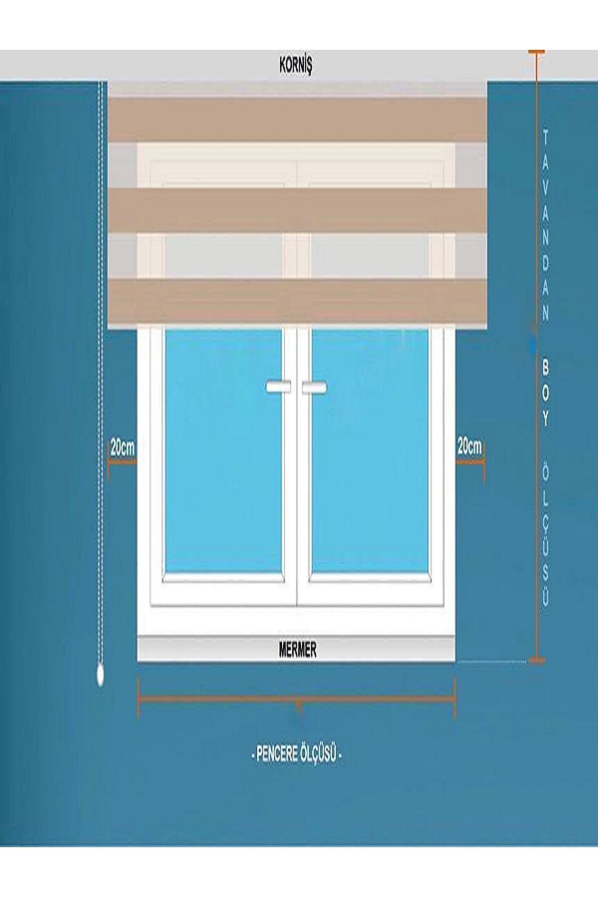 NetworkAvm White Sunshade Roller Blind with Scalloped Edge (Aluminum Case Metal Stand) 3