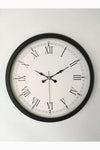 Genel Markalar Gift Black Metal Retro Wall Clock 40 Cm 2