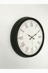 Genel Markalar Gift Black Metal Retro Wall Clock 40 Cm 3