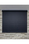 PERDECİNİZ Matte Roller Blind Black Color Aluminum Frame (Flat Bottom) 2