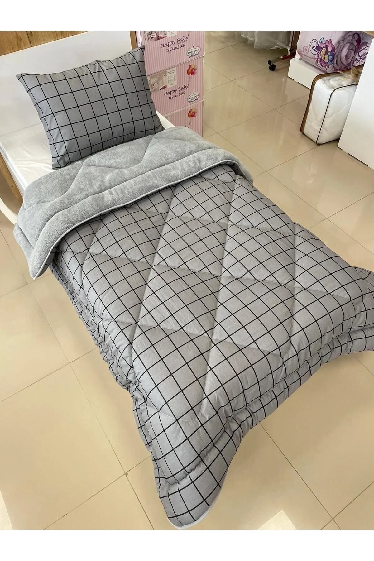 Violacasa Single-Sided Double-Sided Welsoft Quilt Anthracite Square 8