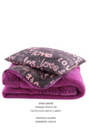 Violacasa Single-Sided Double-Sided Welsoft Quilt Purple Love 2