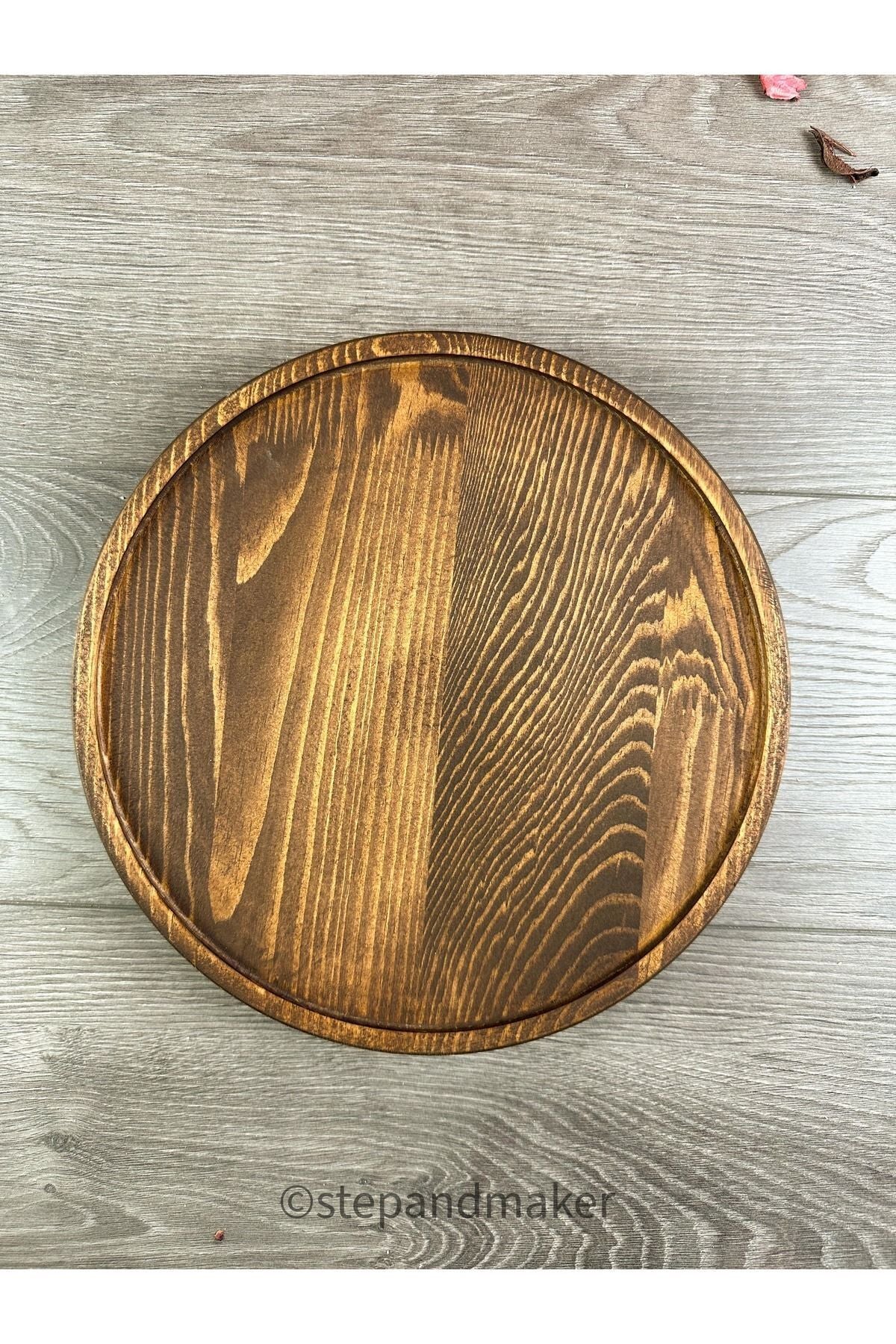 Step And Maker Wooden Large Serving Plate 3