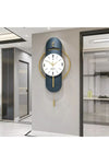 MetaQuartz Aksesuar E X C L U S I V E (BEST SELLER) - Milano (Navy Blue) Glass Metal Wall Clock 3