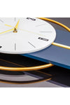 MetaQuartz Aksesuar E X C L U S I V E (BEST SELLER) - Milano (Navy Blue) Glass Metal Wall Clock 5