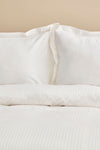 Karaca Home Uniq 100% Cotton Double Satin Duvet Cover Set White 7