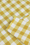 Soft Kare Yellow Large Checkered Picnic Tablecloth 6