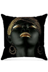 Aydemir Tekstil Black Girl Digital Printed Decorative Set of 4 Pillow Covers 2