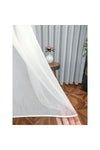 Brillant Curtain Special Product Vakko Bamboo Tulle 1/3 Tight Pleated Draped and Iron Free 2