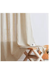 HOME ART ATELIER Hand Made Natural Vintage Linen Curtain (Width x Height) - Single Panel - Without Pleats 1