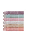 Kardelen Lace Detailed 6-Piece Towel Set 50x90 3