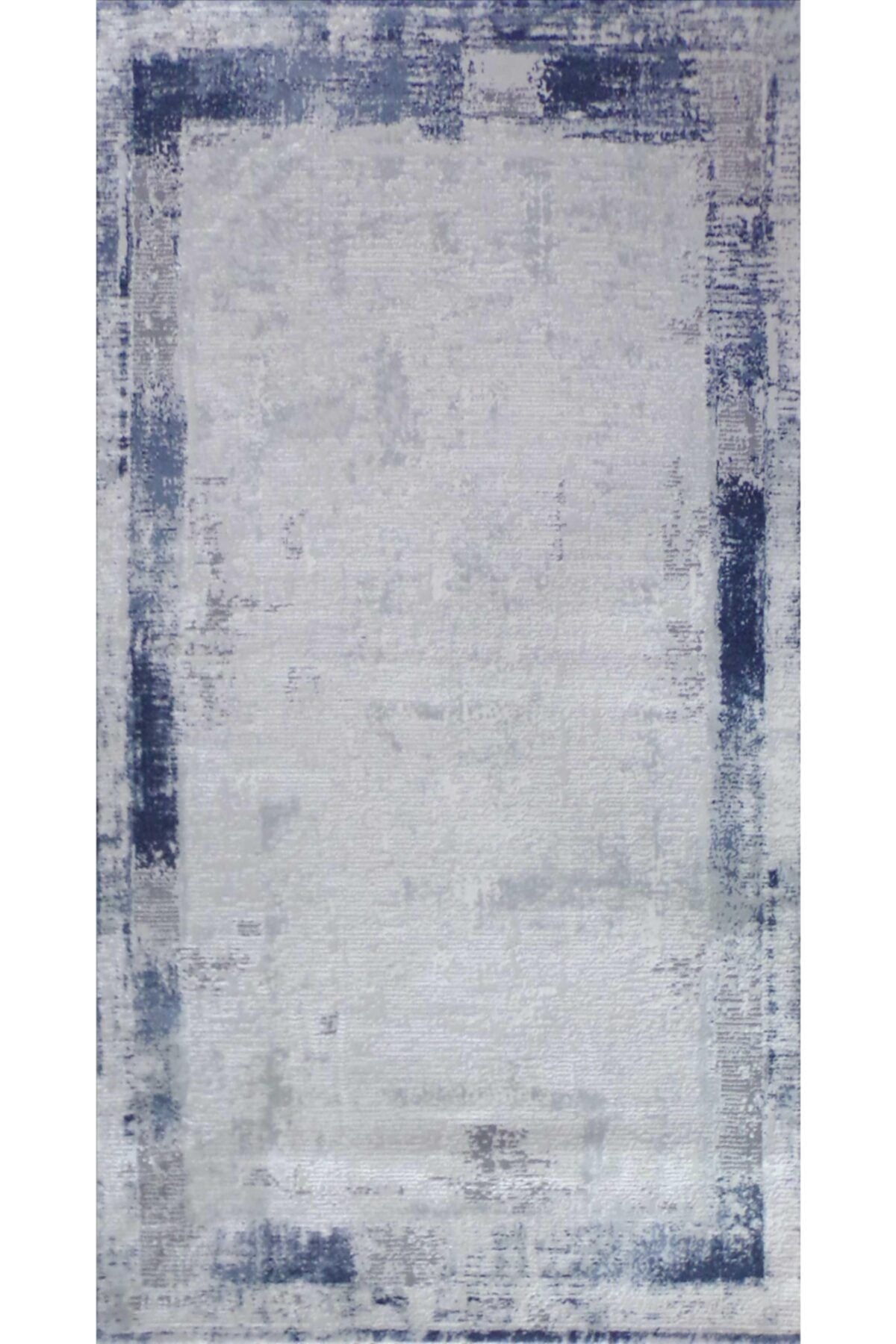 Balat Halı Blue Living Room And Salon Rug With Collapse Effect 2